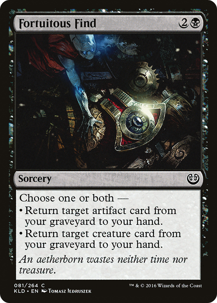 Fortuitous Find (KLD-081) - Kaladesh Foil - Premium MTG Single from Wizards of the Coast - Just $0.09! Shop now at Game Crave Tournament Store