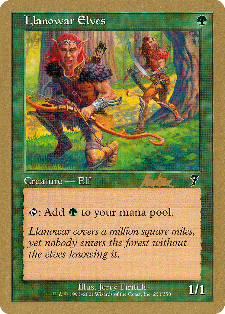 Llanowar Elves (WC02-BK253) - World Championship Decks 2002 - Premium MTG Single from Wizards of the Coast - Just $0.67! Shop now at Game Crave Tournament Store