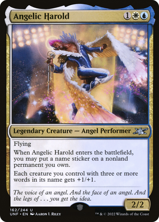 Angelic Harold (UNF-162) - Unfinity Foil - Premium MTG Single from Wizards of the Coast - Just $0.25! Shop now at Game Crave Tournament Store