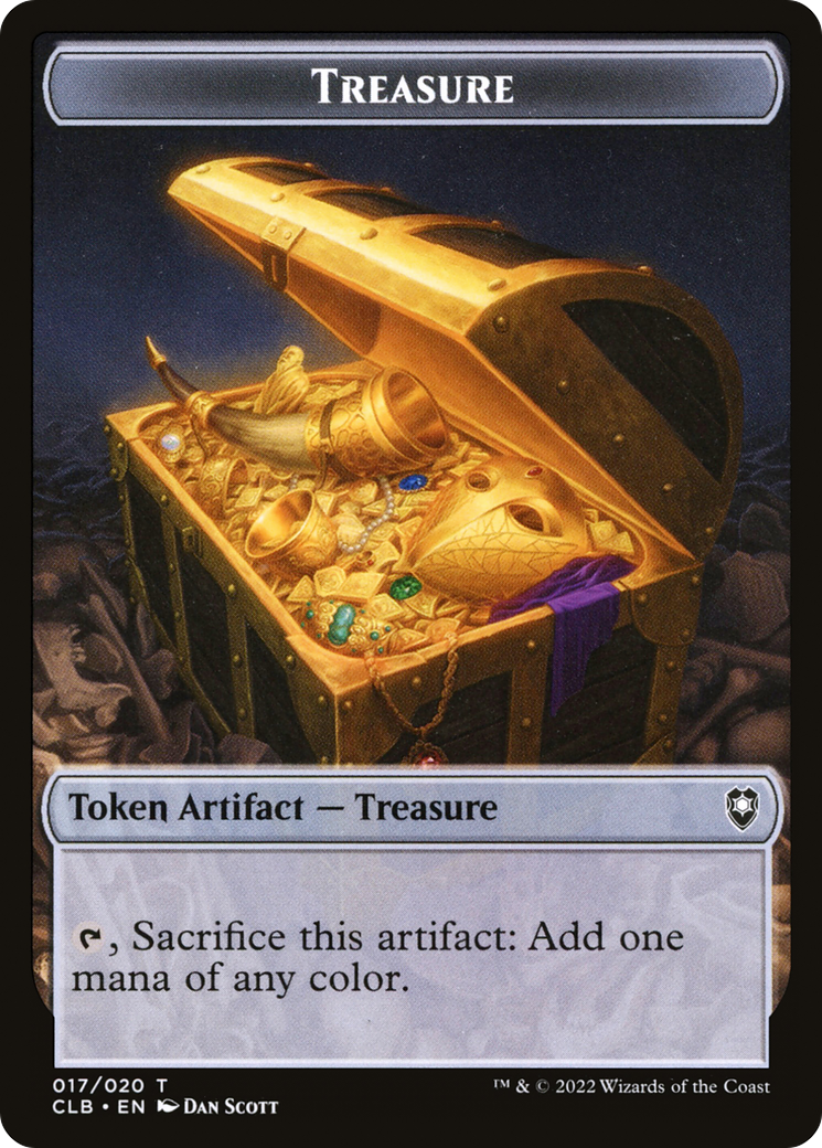 Treasure (TCLB-017) - Battle for Baldur's Gate Tokens - Premium MTG Single from Wizards of the Coast - Just $0.25! Shop now at Game Crave Tournament Store