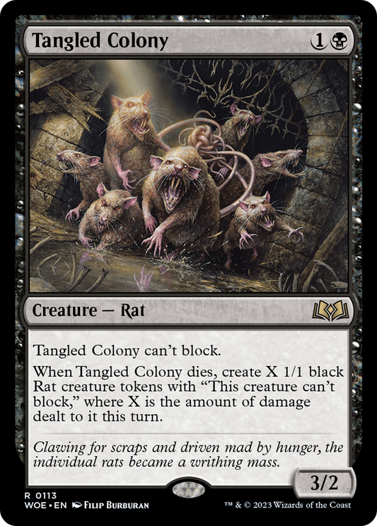 Tangled Colony (WOE-113) - Wilds of Eldraine - Premium MTG Single from Wizards of the Coast - Just $0.08! Shop now at Game Crave Tournament Store