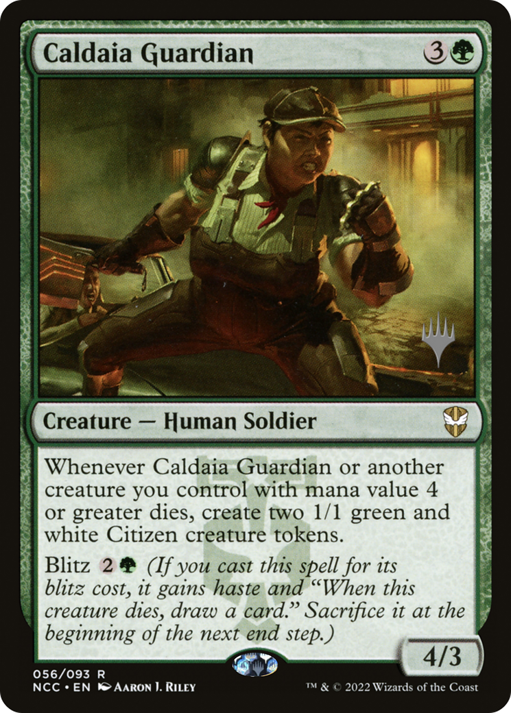 Caldaia Guardian (PNCC-56P) - New Capenna Commander Promos Foil - Premium MTG Single from Wizards of the Coast - Just $0.96! Shop now at Game Crave Tournament Store