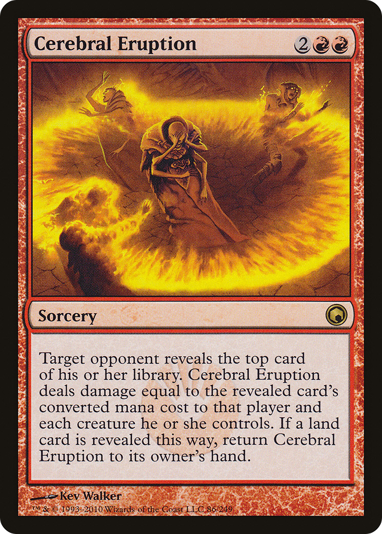 Cerebral Eruption (SOM-086) - Scars of Mirrodin - Premium MTG Single from Wizards of the Coast - Just $0.08! Shop now at Game Crave Tournament Store