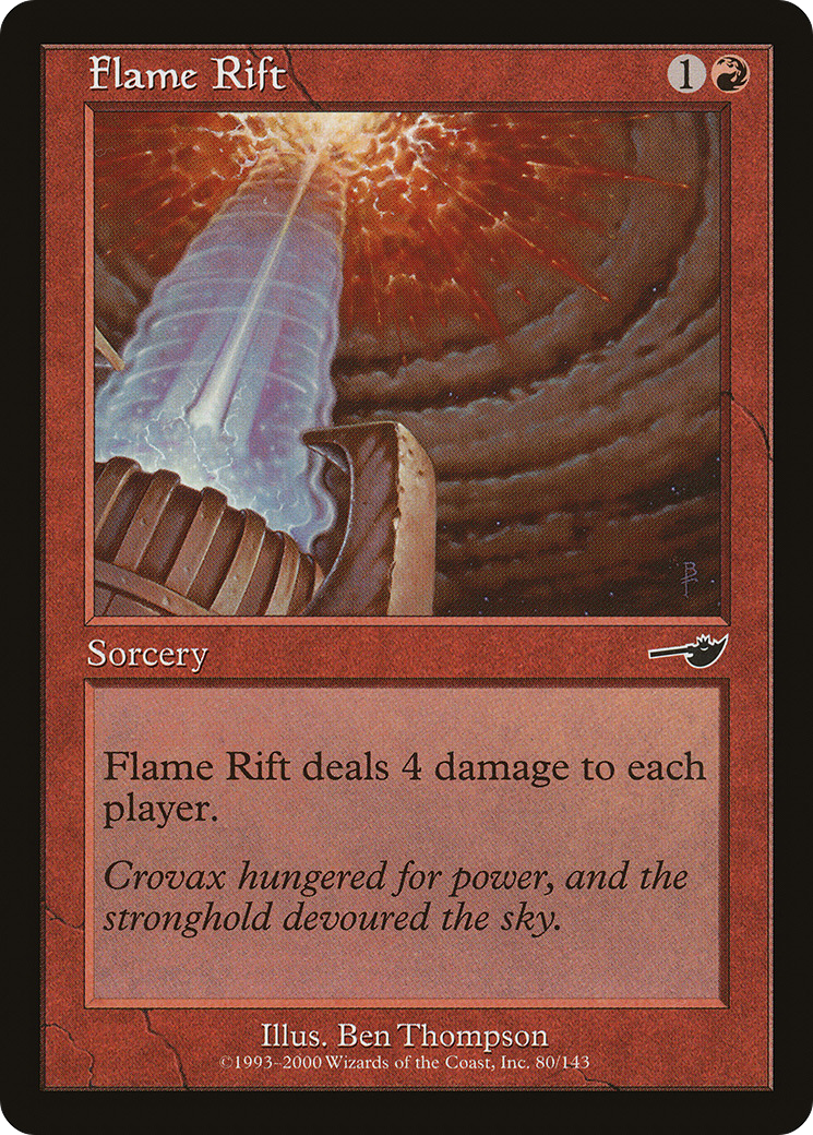 Flame Rift (NEM-080) - Nemesis - Premium MTG Single from Wizards of the Coast - Just $0.25! Shop now at Game Crave Tournament Store
