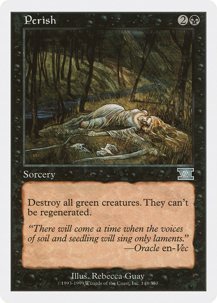 Perish (6ED-148) - Classic Sixth Edition - Premium MTG Single from Wizards of the Coast - Just $0.08! Shop now at Game Crave Tournament Store
