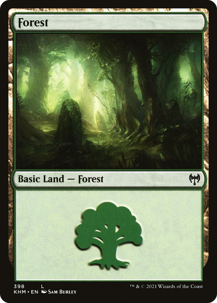 Forest (KHM-398) - Kaldheim Foil - Premium MTG Single from Wizards of the Coast - Just $0.22! Shop now at Game Crave Tournament Store
