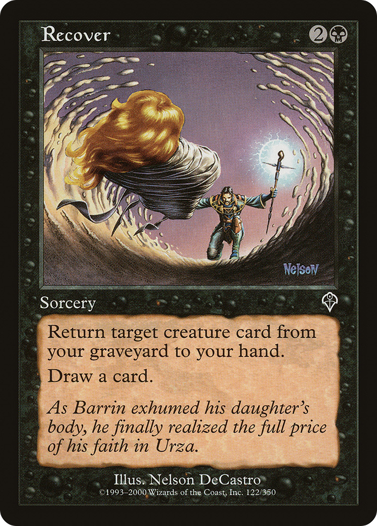 Recover (INV-122) - Invasion - Premium MTG Single from Wizards of the Coast - Just $0.08! Shop now at Game Crave Tournament Store