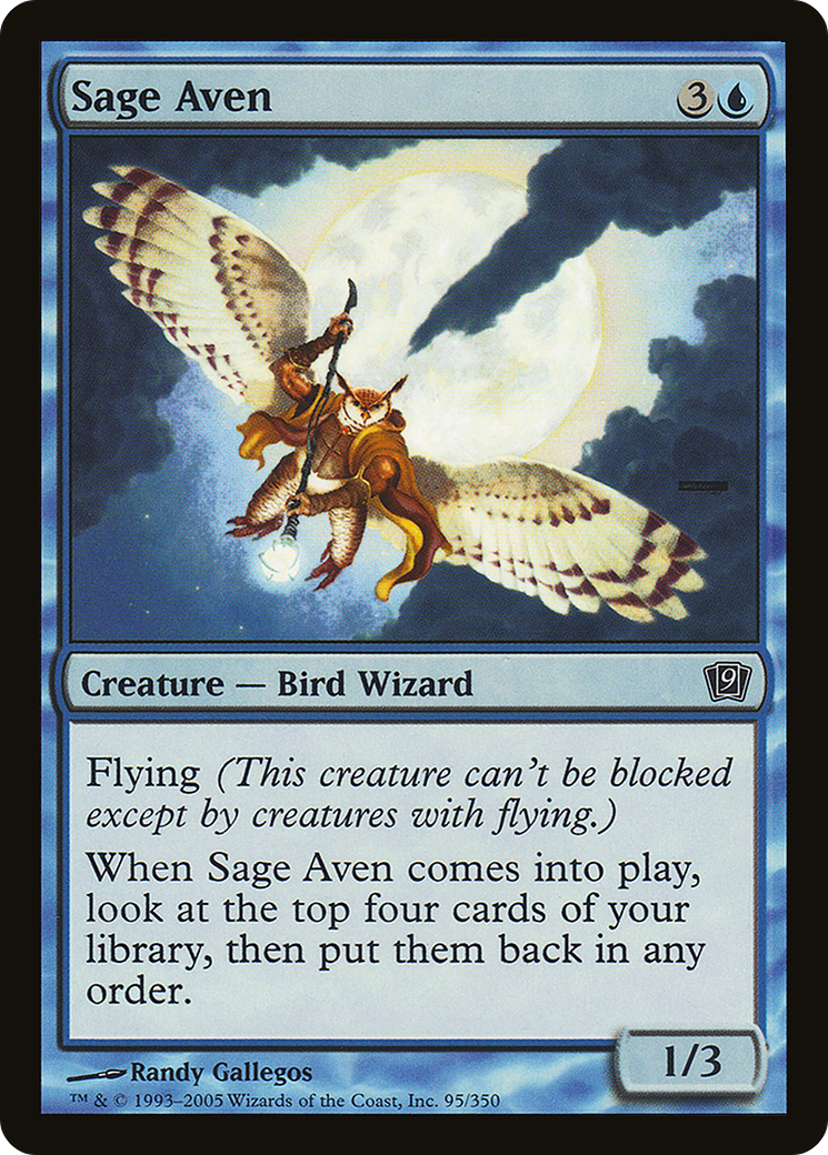 Sage Aven (9ED-95★) - Ninth Edition Foil - Premium MTG Single from Wizards of the Coast - Just $0.13! Shop now at Game Crave Tournament Store