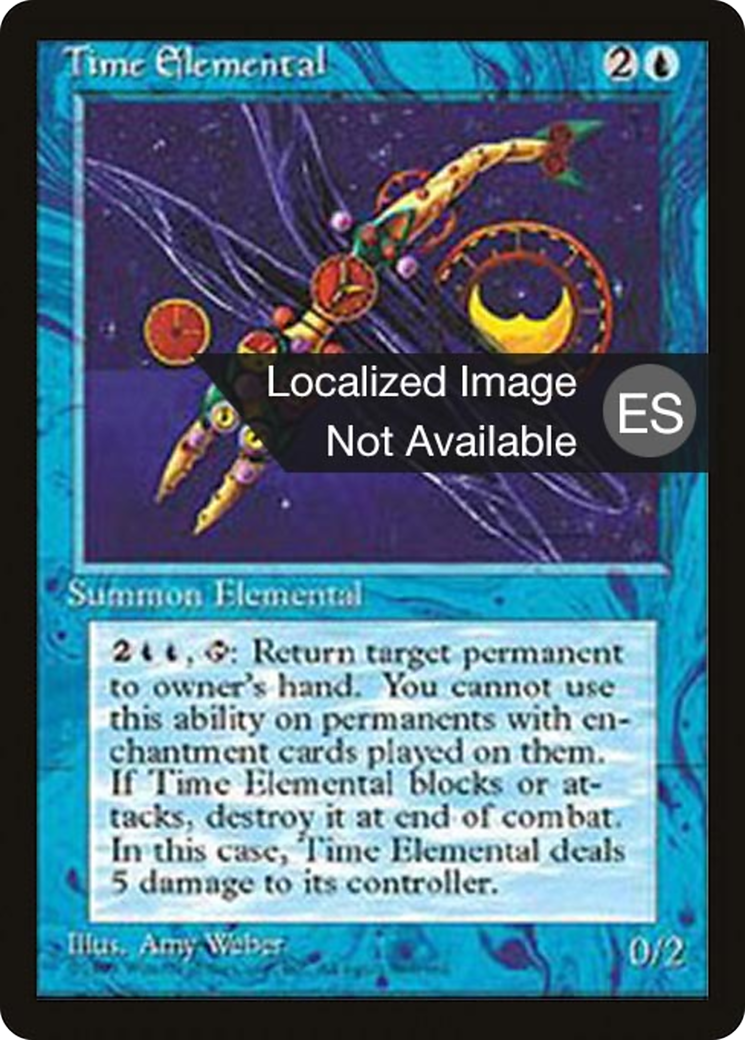 Time Elemental (4BB-108) - Fourth Edition Foreign Black Border - Premium MTG Single from Wizards of the Coast - Just $5.59! Shop now at Game Crave Tournament Store