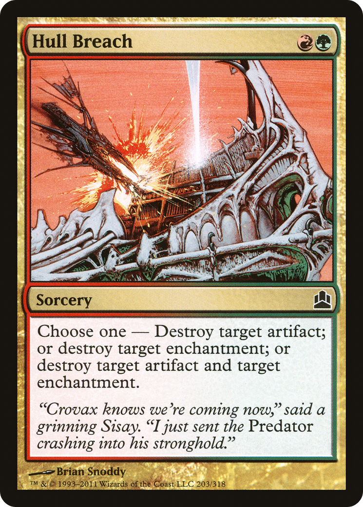 Hull Breach (CMD-203) - Commander 2011 - Premium MTG Single from Wizards of the Coast - Just $0.26! Shop now at Game Crave Tournament Store