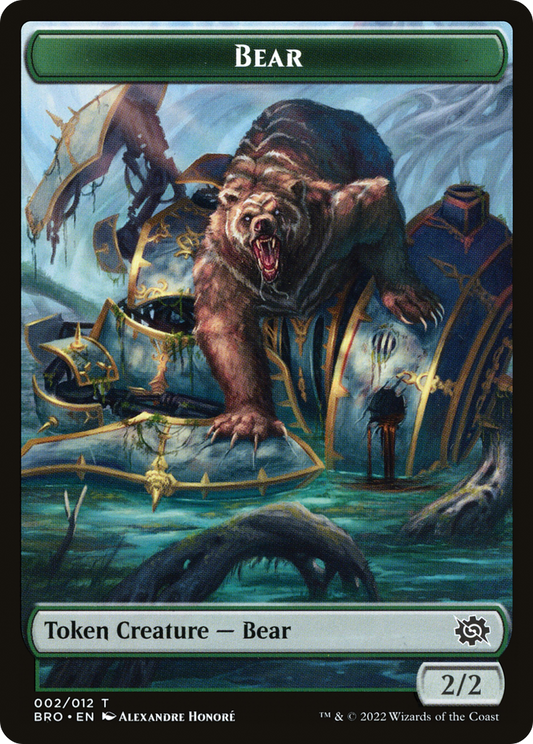 Bear (TBRO-002) - The Brothers' War Tokens - Premium MTG Single from Wizards of the Coast - Just $0! Shop now at Game Crave Tournament Store