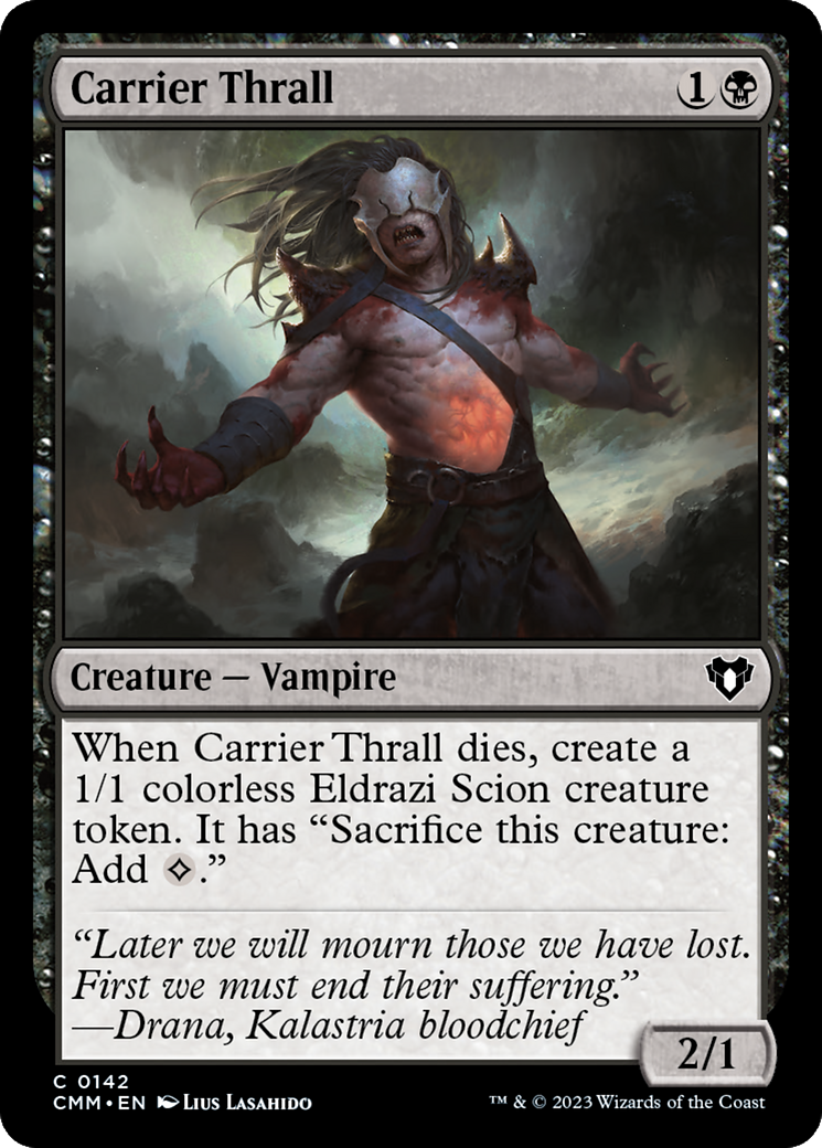 Carrier Thrall (CMM-142) - Commander Masters - Premium MTG Single from Wizards of the Coast - Just $0.08! Shop now at Game Crave Tournament Store