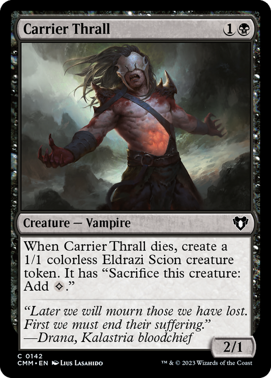 Carrier Thrall (CMM-142) - Commander Masters - Premium MTG Single from Wizards of the Coast - Just $0.08! Shop now at Game Crave Tournament Store