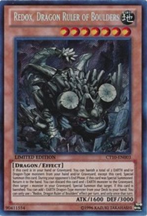 Redox, Dragon Ruler of Boulders (CT10-EN003) - 2013 Collectors Tins Limited - Premium Yugioh Single from Konami - Just $0.70! Shop now at Game Crave Tournament Store