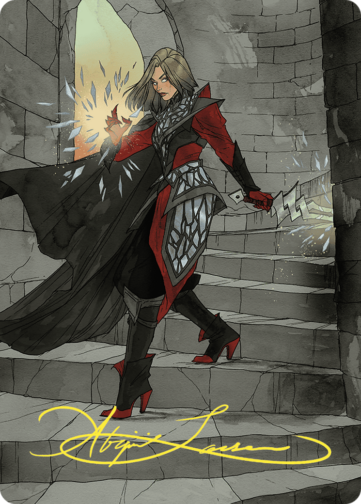 Rowan, Scion of War // Rowan, Scion of War (AWOE-059) - Wilds of Eldraine Art Series (Borderless) - Premium MTG Single from Wizards of the Coast - Just $0! Shop now at Game Crave Tournament Store