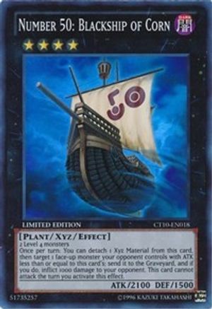 Number 50: Blackship of Corn (CT10-EN018) - 2013 Collectors Tins Limited - Premium Yugioh Single from Konami - Just $2.47! Shop now at Game Crave Tournament Store