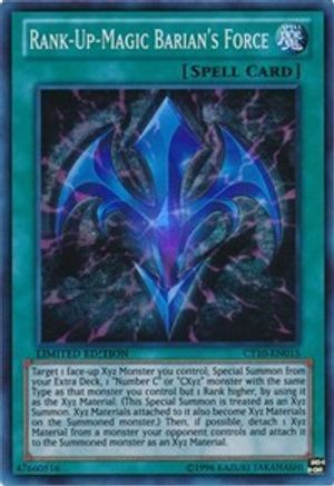 Rank-Up-Magic Barian's Force (CT10-EN015) - 2013 Collectors Tins Limited - Premium Yugioh Single from Konami - Just $0.26! Shop now at Game Crave Tournament Store