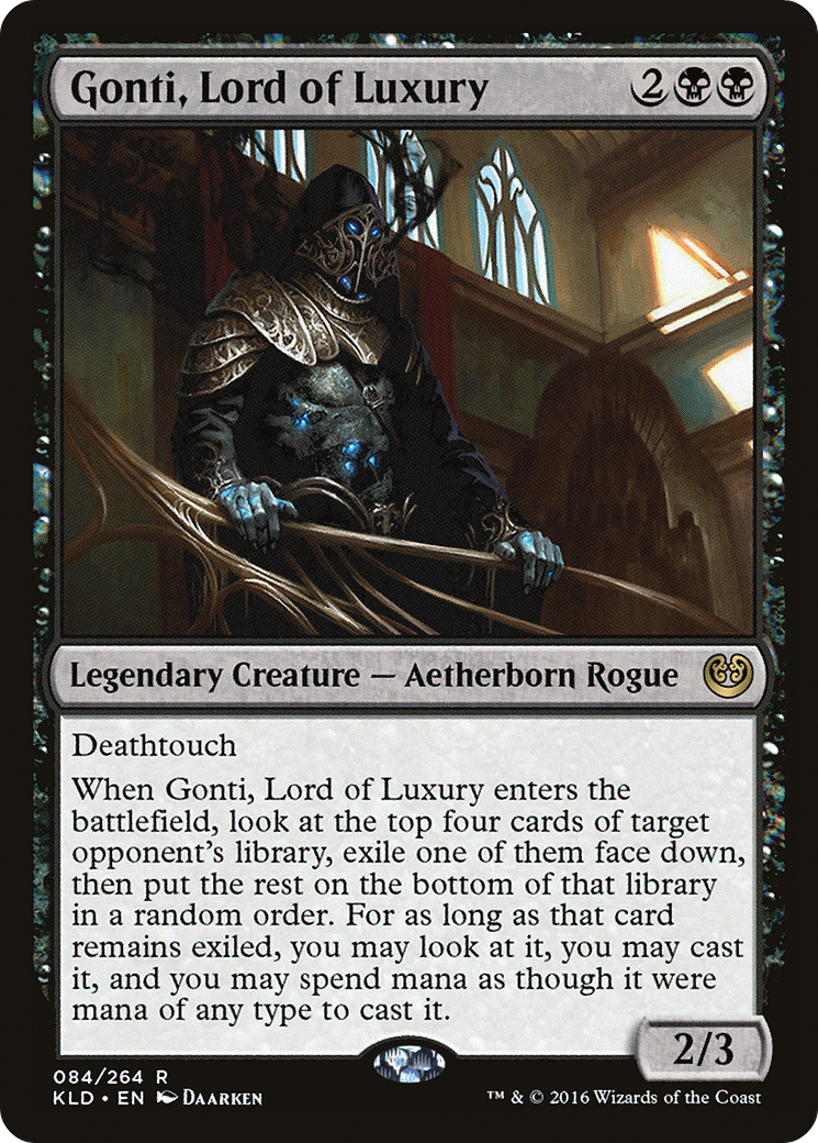 Gonti, Lord of Luxury (KLD-084) - Kaladesh - Premium MTG Single from Wizards of the Coast - Just $0.25! Shop now at Game Crave Tournament Store