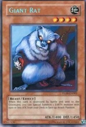 Giant Rat (Blue) (DL09-EN005) - Duelist League Promo Unlimited - Premium Yugioh Single from Konami - Just $1.66! Shop now at Game Crave Tournament Store