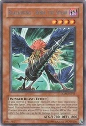 Blackwing - Bora the Spear (Blue) (DL09-EN011) - Duelist League Promo Unlimited - Premium Yugioh Single from Konami - Just $21.99! Shop now at Game Crave Tournament Store