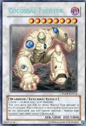 Colossal Fighter (Blue) (DL09-EN012) - Duelist League Promo Unlimited - Premium Yugioh Single from Konami - Just $3.19! Shop now at Game Crave Tournament Store