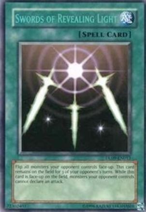 Swords of Revealing Light (Blue) (DL09-EN013) - Duelist League Promo Unlimited - Premium Yugioh Single from Konami - Just $2.08! Shop now at Game Crave Tournament Store