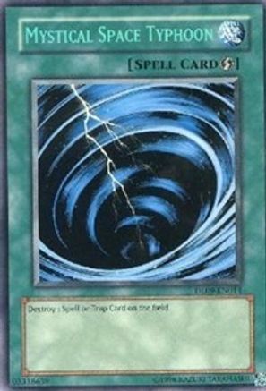 Mystical Space Typhoon (Blue) (DL09-EN014) - Duelist League Promo Unlimited - Premium Yugioh Single from Konami - Just $7.18! Shop now at Game Crave Tournament Store
