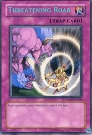 Threatening Roar (Blue) (DL09-EN020) - Duelist League Promo Unlimited - Premium Yugioh Single from Konami - Just $7.60! Shop now at Game Crave Tournament Store