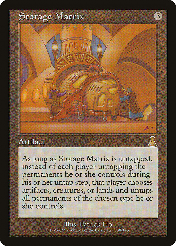 Storage Matrix (UDS-138) - Urza's Destiny Foil - Premium MTG Single from Wizards of the Coast - Just $17.99! Shop now at Game Crave Tournament Store