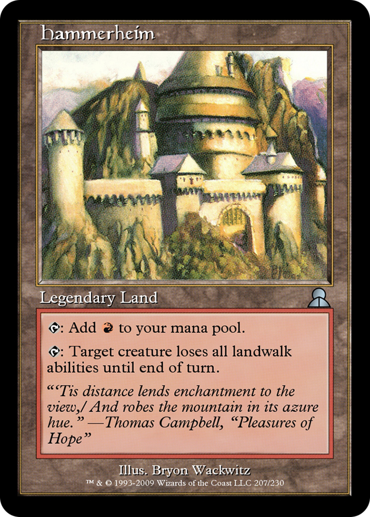 Hammerheim (ME3-207) - Masters Edition III - Premium MTG Single from Wizards of the Coast - Just $0! Shop now at Game Crave Tournament Store