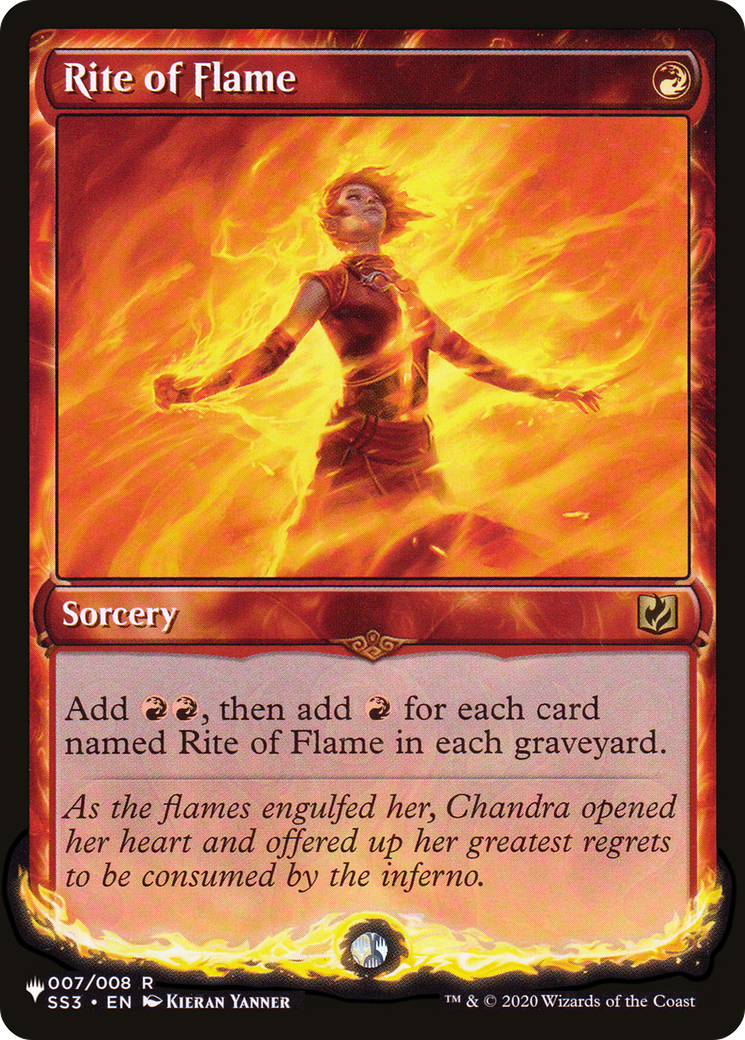 Rite of Flame (PLIST-322) - The List - Premium MTG Single from Wizards of the Coast - Just $2.47! Shop now at Game Crave Tournament Store