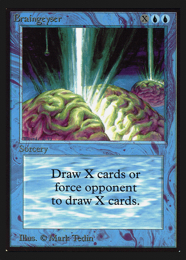 Braingeyser (CEI-051) - Intl. Collectors' Edition - Premium MTG Single from Wizards of the Coast - Just $9.60! Shop now at Game Crave Tournament Store