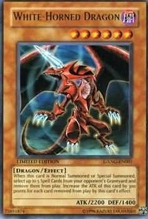 White-Horned Dragon (GXNG-EN001) - GX Next Generation Blister Pack Promo Limited - Premium Yugioh Single from Konami - Just $1.31! Shop now at Game Crave Tournament Store