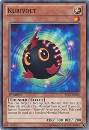 Kurivolt (SP13-EN013) - Star Pack 2013 Unlimited - Premium Yugioh Single from Konami - Just $0.25! Shop now at Game Crave Tournament Store