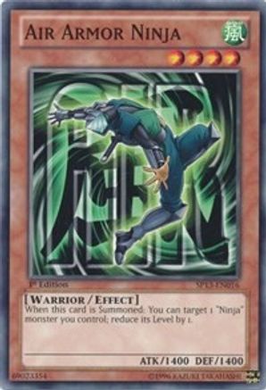 Air Armor Ninja (SP13-EN016) - Star Pack 2013 Unlimited - Premium Yugioh Single from Konami - Just $0.25! Shop now at Game Crave Tournament Store