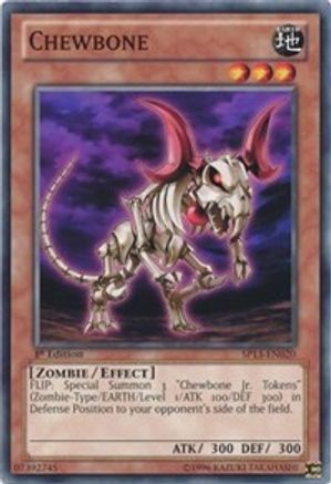 Chewbone (SP13-EN020) - Star Pack 2013 1st Edition - Premium Yugioh Single from Konami - Just $0.25! Shop now at Game Crave Tournament Store