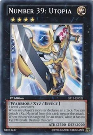 Number 39: Utopia (SP13-EN021) - Star Pack 2013 1st Edition - Premium Yugioh Single from Konami - Just $2.10! Shop now at Game Crave Tournament Store