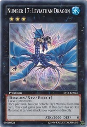 Number 17: Leviathan Dragon (SP13-EN023) - Star Pack 2013 Unlimited - Premium Yugioh Single from Konami - Just $0.75! Shop now at Game Crave Tournament Store