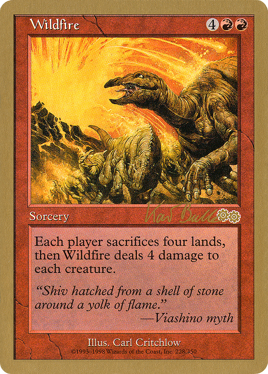 Wildfire (WC99-KB228) - World Championship Decks 1999 - Premium MTG Single from Wizards of the Coast - Just $0.09! Shop now at Game Crave Tournament Store