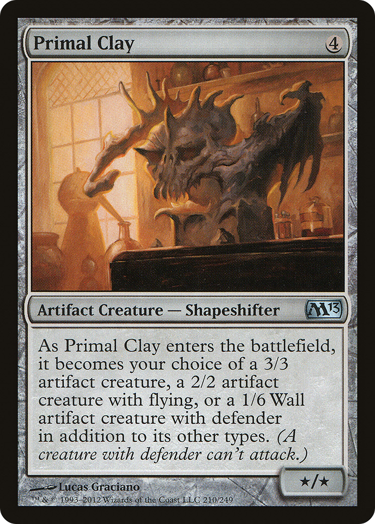 Primal Clay (M13-210) - Magic 2013 - Premium MTG Single from Wizards of the Coast - Just $0.08! Shop now at Game Crave Tournament Store