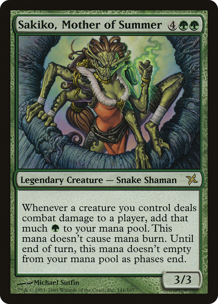 Sakiko, Mother of Summer (BOK-141) - Betrayers of Kamigawa Foil - Premium MTG Single from Wizards of the Coast - Just $2.27! Shop now at Game Crave Tournament Store