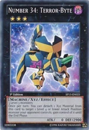 Number 34: Terror-Byte (SP13-EN025) - Star Pack 2013 Unlimited - Premium Yugioh Single from Konami - Just $0.25! Shop now at Game Crave Tournament Store
