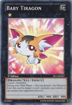 Baby Tiragon (SP13-EN027) - Star Pack 2013 Unlimited - Premium Yugioh Single from Konami - Just $0.25! Shop now at Game Crave Tournament Store