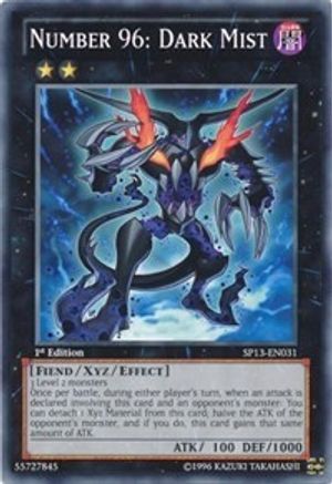 Number 96: Dark Mist (SP13-EN031) - Star Pack 2013 Unlimited - Premium Yugioh Single from Konami - Just $0.32! Shop now at Game Crave Tournament Store