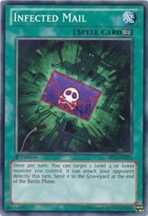 Infected Mail (SP13-EN033) - Star Pack 2013 1st Edition - Premium Yugioh Single from Konami - Just $0.25! Shop now at Game Crave Tournament Store