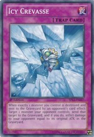Icy Crevasse (SP13-EN037) - Star Pack 2013 1st Edition - Premium Yugioh Single from Konami - Just $0.25! Shop now at Game Crave Tournament Store