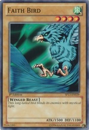 Faith Bird (SP13-EN039) - Star Pack 2013 1st Edition - Premium Yugioh Single from Konami - Just $0.48! Shop now at Game Crave Tournament Store