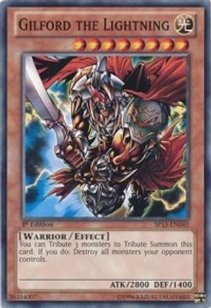 Gilford the Lightning (SP13-EN040) - Star Pack 2013 1st Edition - Premium Yugioh Single from Konami - Just $0.54! Shop now at Game Crave Tournament Store