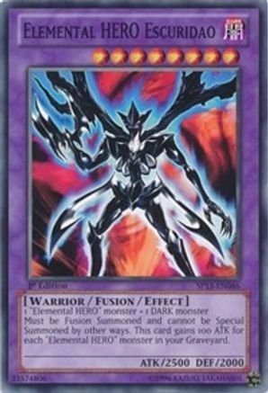 Elemental HERO Escuridao (SP13-EN046) - Star Pack 2013 1st Edition - Premium Yugioh Single from Konami - Just $0.72! Shop now at Game Crave Tournament Store