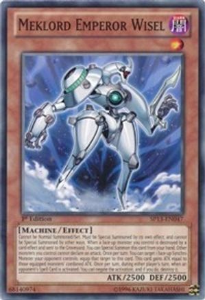 Meklord Emperor Wisel (SP13-EN047) - Star Pack 2013 1st Edition - Premium Yugioh Single from Konami - Just $0.38! Shop now at Game Crave Tournament Store